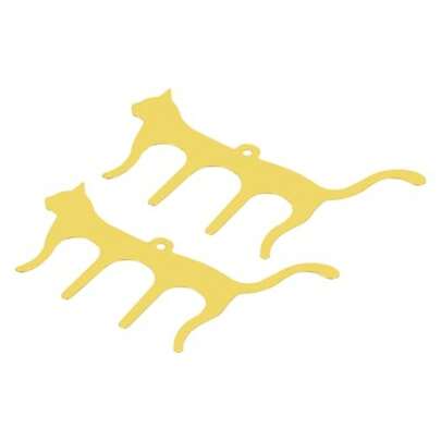 2pcs Cute Cat Shaped Metal Music Book Clip And Page Holder Piano Sheet Music Holders Music Book Holder For Sheet Music Stands Gold