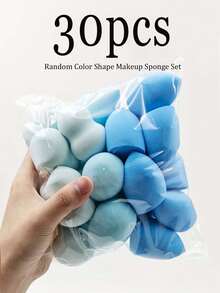 Bộ 30 miếng mút trang điểm đa năng màu ngẫu nhiên, mút tán kem nền, mút trang điểm dạng lỏng/kem/phấn mịn màng, mút hình giọt nước, dụng cụ trang điểm khô và ướt, mút che khuyết điểm mềm mại chuyên nghiệp, bộ mút trang điểm mềm mại, dụng cụ trang điểm đa năng, thích hợp cho kem nền, phấn phủ, che khuyết điểm, phấn mắt, highlight và tạo khối, tuyệt vời cho người mới bắt đầu và người đam mê trang điểm, phù hợp với mọi loại da, quà tặng, đồ dùng du lịch, đồ giá rẻ, vật dụng cần thiết khi đi du lịch. - Nhiều màu - Xem 13