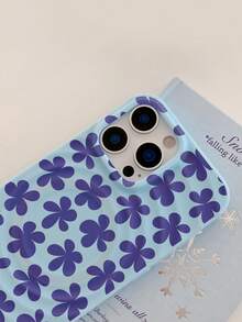 1个蓝色花卉图案波浪磁吸环摄像头孔时尚手机壳，兼容苹果17、17 AIR、17 PRO、17 PRO MAX、16、15、14、13、12、11 Plus Pro Max，生日礼物，送给女朋友、男朋友、朋友或自己 - 彩色 - 查看 8