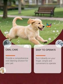 Disposable Pet Finger Toothbrush, Daily Cleaning For Cat And Dog Teeth, Fresh And Clean - Multicolor - View 3