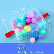 1 Bộ trò chơi bóng lắc, hộp bóng lắc, đạo cụ trò chơi gia đình vui nhộn, trò chơi trong nhà và ngoài trời, thích hợp cho tiệc cưới, kỷ niệm, sinh nhật, tiệc nghỉ hè, trang trí tiệc theo chủ đề (Bóng màu ngẫu nhiên) - Nhiều màu - Xem 11