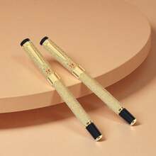 Bút bi đầu rồng mạ vàng sang trọng/Bút ký doanh nhân bằng kim loại cao cấp/Bút cao cấp dành cho nam và nữ/Dành cho đồng nghiệp, lễ tốt nghiệp, quà tặng khó quên hoặc làm quà tặng độc đáo/Ngòi bút thay thế được - Vàng - Xem 5