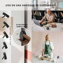 Digital, Temporizador Cocina Giratorio con Base magnetica, Temporizador de 100 Minutos. Pantalla LED Clara, Aviso sonoro, Adecuado para la Cocina, el Estudio y el Deporte.Negro - 1Negro - Ver 7