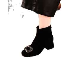Women Equestrian Boots - Black Fleece Lining - View 6