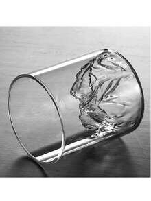 1pc Elegant Borosilicate Glass Cup | Luxurious Crystal-Clear Appearance | Durable Drinkware | Perfect Gift For Valentine's Day, Spring Festival, Back To School Party | Essential For Home Bar And Gatherings | Kitchen Essential | Kitchen Tool | Home Decor | Kitchenware | Kitchen Accessory | Valentine's Day - Multicolor - View 5