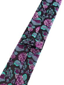 1条碎花休闲优雅波西米亚风涤纶领带，适合春、夏、秋、冬四季佩戴。 - 淺藍色 - 查看 10