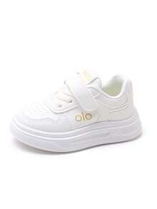 Spring New Kids White Shoes, Fashion Versatile Boys/Girls Low-Top Canvas Sneakers, Lightweight Casual Hot Selling - Beige - View 6