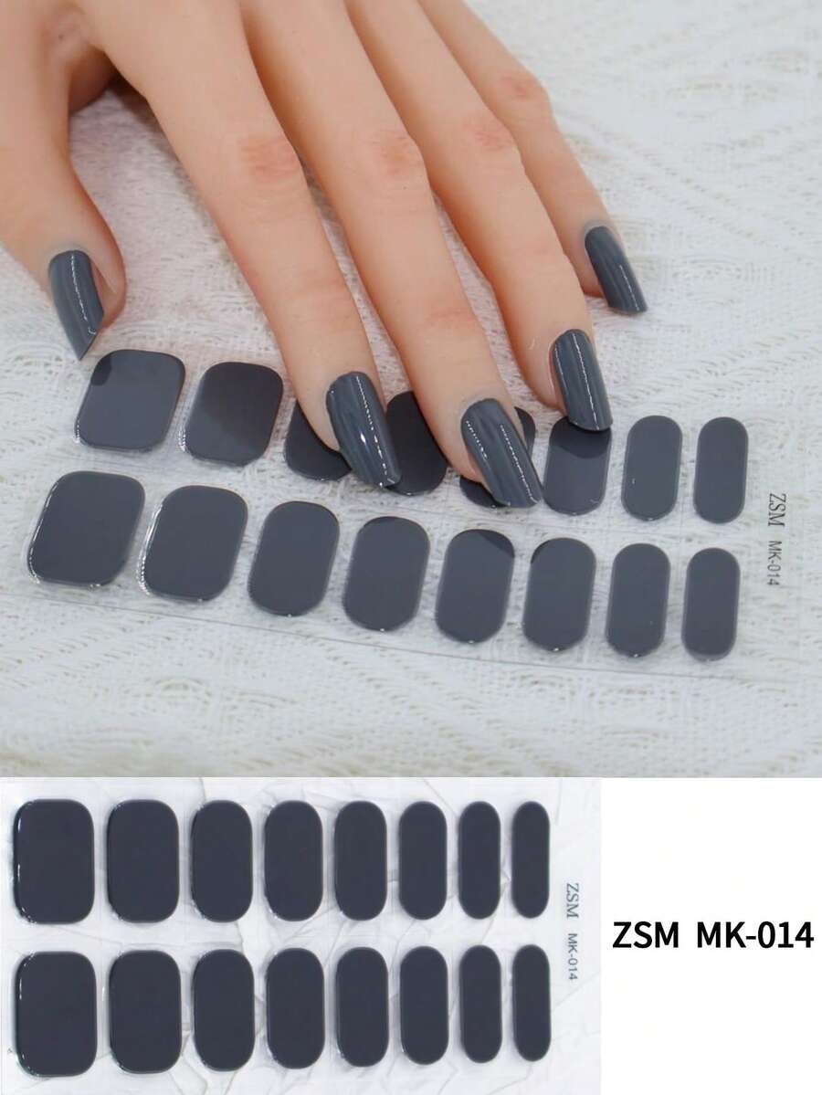 UV Gel Nail Stickers, Suitable For Any UV Lamp, Long-Lasting Nail Stickers, Easy To Apply And Remove, Designed For Women