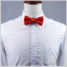 Elegant Black Bow Tie - Formal Tuxedo Style - Adjustable, One Size - Suitable For Suits, Uniforms And Special Occasions