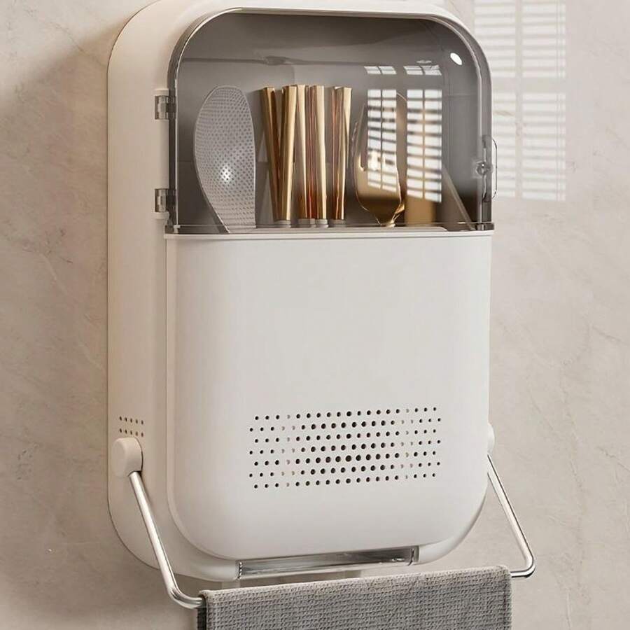 Caja de almacenamiento de vajilla - Blanco - Ver 1