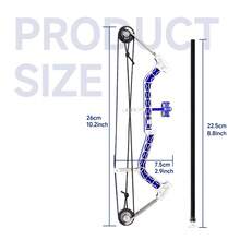 蓝色吸盘式射箭靶 - 10.2 英寸粘性靶，室内/室外皆宜，不伤墙面练习玩具