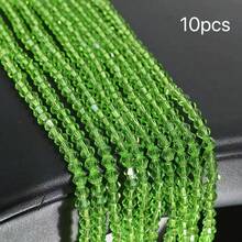 4mm Vibrant Faceted Glass Ball Beads | Sparkling Crystal Loose Beads | DIY Bracelet Necklace Phone Chain Jewelry Making Supplies | Handmade Craft Accessories - Spinel - View 22
