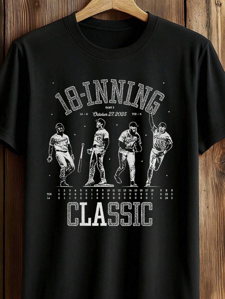 Dodgers Freddie Freeman 18 Inning Classic Shirt 1 (2) - 黑色 - 查看 1