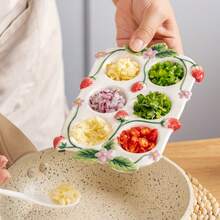 Underglaze Ceramic Kitchen Spice Dish, Egg Holder, Baking Tool, Multi-Purpose Novelty Tableware - Multicolor - View 9