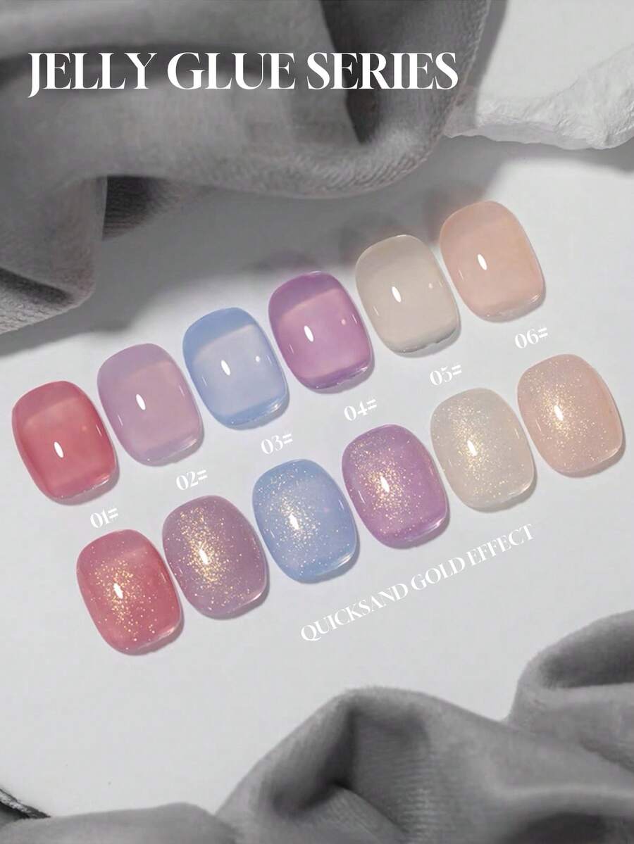 Sơn móng tay dạng gel Miss Leia 15ml mùa Xuân/Hè, màu trắng sữa trong suốt, mới, dễ phối đồ, làm trắng móng, màu đỏ, tím, xanh dương, trà sữa. Có thể phủ thêm lớp gel nhũ vàng ánh kim lấp lánh. Sơn gel làm trắng móng phổ biến, dành cho người mới bắt đầu, dùng được với đèn UV LED, có thể ngâm, bán vĩnh cửu, thích hợp cho salon làm móng, bộ dụng cụ làm móng tại nhà, quà tặng cho phái nữ. - Nhiều màu - Xem 1