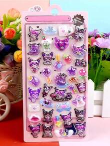 不重复图案防水文具贴纸礼盒，生日礼物 - 彩色 - 查看 3