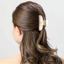 CWJCYTNSN 2 PCS Claw Clips Women, Elegant Hair Clips Fashion Glitter Initial Claw Clip Girls, Wedding, Bridesmaid Gifts, Birthday Gifts,, Letter Evalentine's Day S4GG - C-黃色+粉紅色 - 查看 4