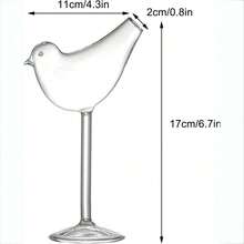 150ml Unique Bird-Shaped Cocktail Glass, Personalized High Stem Wine Glass, Suitable For Home, Wedding, Party, Bar, Holiday And Other Occasions