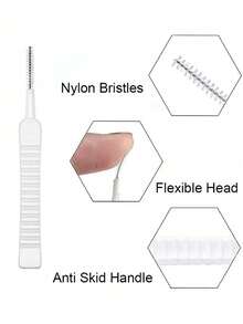 10pcs Shower Cleaning Brushes, Shower Hole Cleaning Brush Tool, Bathroom Toilet Nozzle And Showerhead Gap Cleaning Needles, Cleaning And Unclogging Tools, Household Cleaning Supplies - Multicolor - View 11