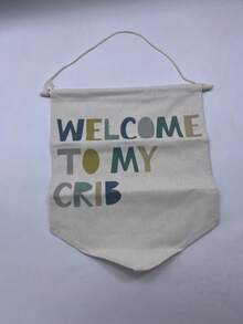 1件婴儿房装饰挂毯，家居婴儿房墙面装饰，卧室婴儿帆布优雅墙面装饰，精致婴儿房墙面挂毯装饰 - 彩色 - 查看 8