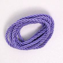 5 Yards 4mm Colorful 3-Strand Paracord, DIY Handmade Woven Rope For Hoodies, Pants, Crafts, Home Decor, Jewelry Making - Three-strand Rope - View 7