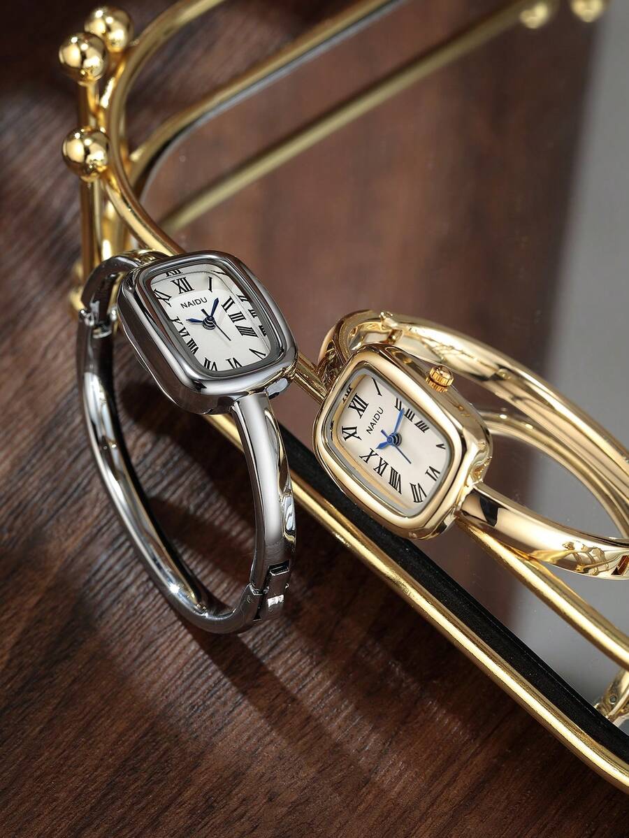 1件装女士手链式休闲时尚百搭简约石英表，适合日常佩戴 - 均碼 - 查看 1