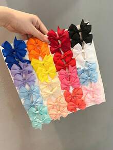 4/20/30/40pcs Mixed Color Butterfly Hair Clips, Cute Korean Style Fashion Hair Accessories, Suitable For Daily Wear, Back To School Season