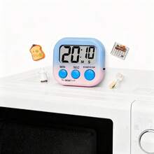 3pcs Soft Gradient Digital Kitchen Timer - Cute Desk Countdown Timer With Minute/Second Buttons | Multifunctional Timer For Cooking, Baking, Learning And Focused Conversations, 100 Scenes - Multicolor - View 9