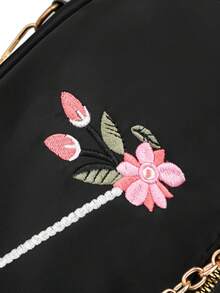 防盗刺绣时尚尼龙双肩包女包,多功能时尚日用包,多口袋轻便旅行包,大容量简约书包,便捷书包,适合学生、护士、教师、商务人士、旅行度假、商务出行、日常通勤、购物、办公、约会、徒步、训练、工作、生日礼物、节日礼物、背包 - 彩色 - 查看 9