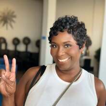 Human Hair Curly Wave Short Wigs For Women Black Color Pixie Cut Wig For Human Hair Bobbi Boss Wig Black Wave Glueless Short Wigs For Women Human Hair 99J Burgundy, 4# Brown Colored Layered Pixie Wigs Real Human Hair Short Haircut Wig None Lace Front Wig Full Machine Made Wig - 彩色 - 查看 2