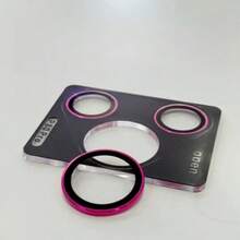 适用于华为 Pura 70/70 Pro/70 Pro+/70 Ultra/80/80 Pro/80 Pro+ 的合金相机镜头保护膜，防眩光夜视超薄鹰眼设计，易于安装，适合户外摄影，时尚相机设计，钢化玻璃保护壳，相机镜头保护套，时尚手机壳，时尚相机配件，防刮保护套，春季礼物 - 彩色 - 查看 8
