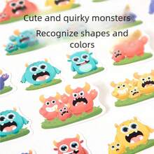 儿童趣味捉怪兽幼儿幼儿园早教反应训练亲子互动益智玩具 - 彩色 - 查看 8
