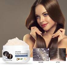 100g Exfoliante Capilar para Cuero Cabelludo, Limpieza Profunda y Humectación, Revitaliza Cabello Seco, Ideal para Cuidado de Cuero Cabelludo Graso - exfoliante para el cuero cabelludo - Ver 10