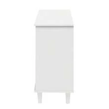 Sideboard With Covers, Covers With Covers, Side Panels And Crystal Frames - White - View 8