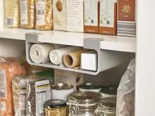 Joseph Joseph CupboardStore Under Shelf Storage Plastic Wrap, Film, Foil And Bag Space Saving Cabinet Organizer - 白色 - 查看 3