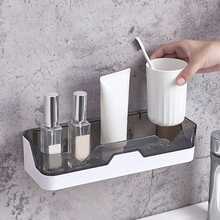 Self Adhesive Bathroom Shower Caddy Shelf Rack Storage Organiser + Wall Sticker - Multicolor - View 6