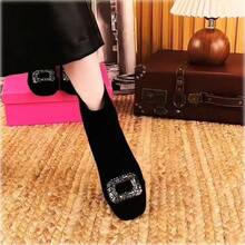 Women Equestrian Boots - Black Fleece Lining - View 3