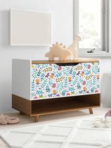 1 Roll 1m/3m/5m White Butterfly & Leaf Textured Artistic Style Wall Decor Wallpaper, Removable And Self-Adhesive Contact Paper, Vinyl Wallpaper For DIY Home Decor, Room Background, Bedroom, Kitchen, Living Room, Bathroom, Cabinet, Furniture Renewal - Multicolor - View 10