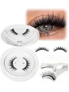 Bộ 4 món kẻ mắt từ tính & lông mi từ tính kèm hộp đựng - Lông mi tự nhiên, có thể tái sử dụng, tạo hiệu ứng mi 3D mềm mại, không cần keo, thoải mái khi đeo. Lông mi sử dụng nam châm mạnh để gắn, chiều dài 5-11mm, chất liệu lông chồn giả, phù hợp sử dụng hàng ngày, chống thấm nước, có thể tái sử dụng, cũng thích hợp cho các bữa tiệc, hẹn hò. - Nhiều màu - Xem 25