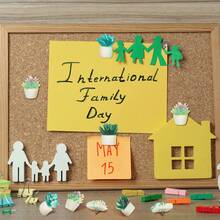 Decorative Succulent Plant Thumbnail For Wall Hanging, Cork Board Push Needle Succulent Plant Small Flower Pattern Nail Cork/Random Edition