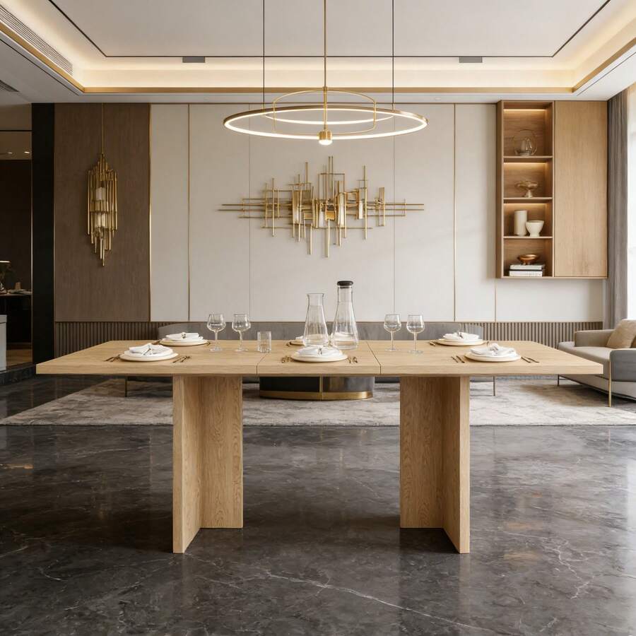 Dining Tables - Oak + MDF - View 1