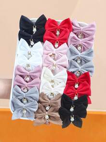 Bộ 8 kẹp tóc nơ bằng vải nhung kẻ, nhiều màu sắc (hồng/đỏ/trắng, v.v.), phù hợp với không khí lễ hội năm mới và dễ dàng sử dụng hàng ngày - Thích hợp cho bé gái, có thể dùng đi học, dự tiệc, thăm hỏi dịp năm mới, phù hợp với phong cách cổ điển, ngọt ngào, sinh viên, món quà năm mới 2026 tuyệt vời. - Nhiều màu - Xem 6