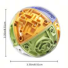 3D Maze Cube Puzzle, Brain Teaser Toy To Promote Brain Development, Fun Toy For Children, Birthday Party Gift, Suitable For Kids 3+ Years Old, Multiple Colors, Made Of ABS Material - Multicolor - View 1