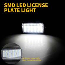 2pcs LED License Plate Lights/License Plate Lights/CANBUS Interface License Plate Lights For Nissan Murano 2003-14/Altima 2006-13/Maxima 2008-15/Rogue 2013-19/X-Trail (T32) 2014-19/NV1500 2500 3500 2012-19 And Infiniti Q45 2002-06/EX25 2008-18/EX35 2008-18/EX37 2008-18/FX35 2009-18/FX37 2009-18/FX50 2009-18/QX50 2008-18/QX70 2009-18 - A - View 6