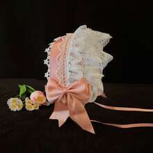 1件洛丽塔发箍，可爱百搭的蕾丝女仆蝴蝶结头饰，适合日常佩戴