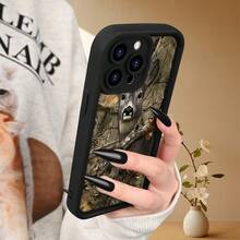 Phone Case/Cover Deer Forest Pattern Anti Fall Matte Finish Resists Stains Phone Case For IPhone 17/17AIR/17PRO/17PROMAX/16E/16/16PRO/16PLUS/16PROMAX/15/15PLUS/15PRO/15PROMAX/14/14PLUS/14PRO/14PROMAX/13/13mini/13PRO/13PROMAX/12/12mini/11/Plus/Pro/Max/7/8/SE/XS/XS MAX,For Samsung And For GalaxyA56/A54/A53/A52/A14/A15/A05S/A53/A34/S23/S23Ultra/S23FE/S24/S24FE/S24Ulatra/S25/S25FE/S25Ultra/S26/S26FE/S26Ultra/S21FE(Factory Wholesale Price),Valentine's Day, New Year's Day, New Year's Day, Easter, Labor Day, St. Patrick's Day - 黑色 - 查看 4