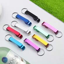 5pcs, 3pcs, 1pcs Bottle Openers, Beer Bottle Openers/Soda Bottle Openers, Keychain Bottle Openers, Aluminum Multifunctional Bottle Openers, Suitable For Parties, Festivals, And Gatherings - 彩色 - 查看 2