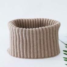1pc Warm Knitted Neck Gaiter, Unisex Thick Neck Scarf For Autumn/Winter - Warm Scarf - View 13