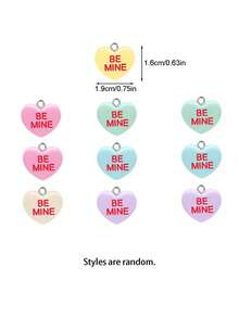 6件套 - 情人节装饰心形桌面摆件，木质多层托盘装饰，可爱“做我的爱人，永远属于你”对话糖心，适合情人节、结婚纪念日礼物、餐桌墙面装饰、圣诞节装饰，多层托盘糖心摆件，农舍风格甜蜜心形桌面装饰，经典家居餐桌装饰礼品 - 彩色 - 查看 16