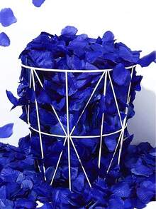 300/600/1200片人造丝玫瑰花瓣，白色仿真玫瑰花瓣，适用于情人节、婚礼、周年纪念、家居装饰、派对、活动花卉装饰 - 多色#3 - 查看 12